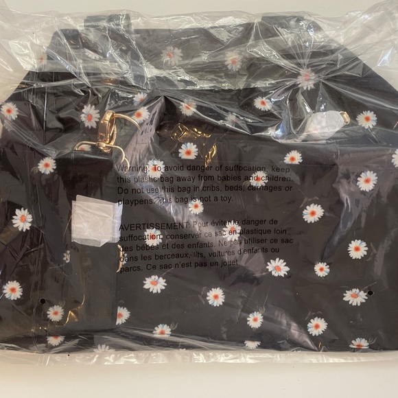 NWT Alice + Olivia AO x FabFitFun Duffel bag Daisy print - Picture 4 of 4